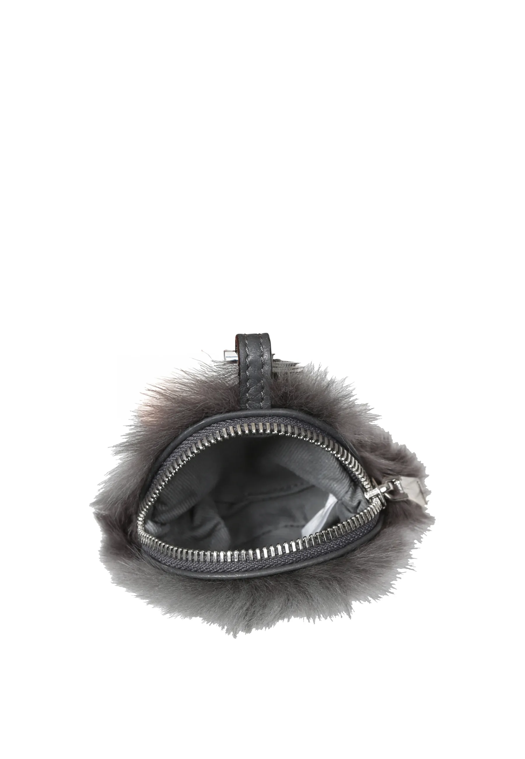 Shop Anhänger FLUFFY Leder Shearling LH d.grey Anhänger