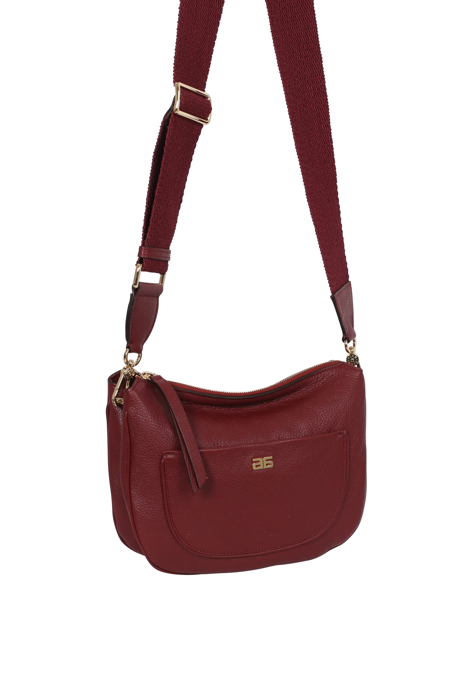 Online Beutel CLARA small Leder Dalia bordeaux Beutel