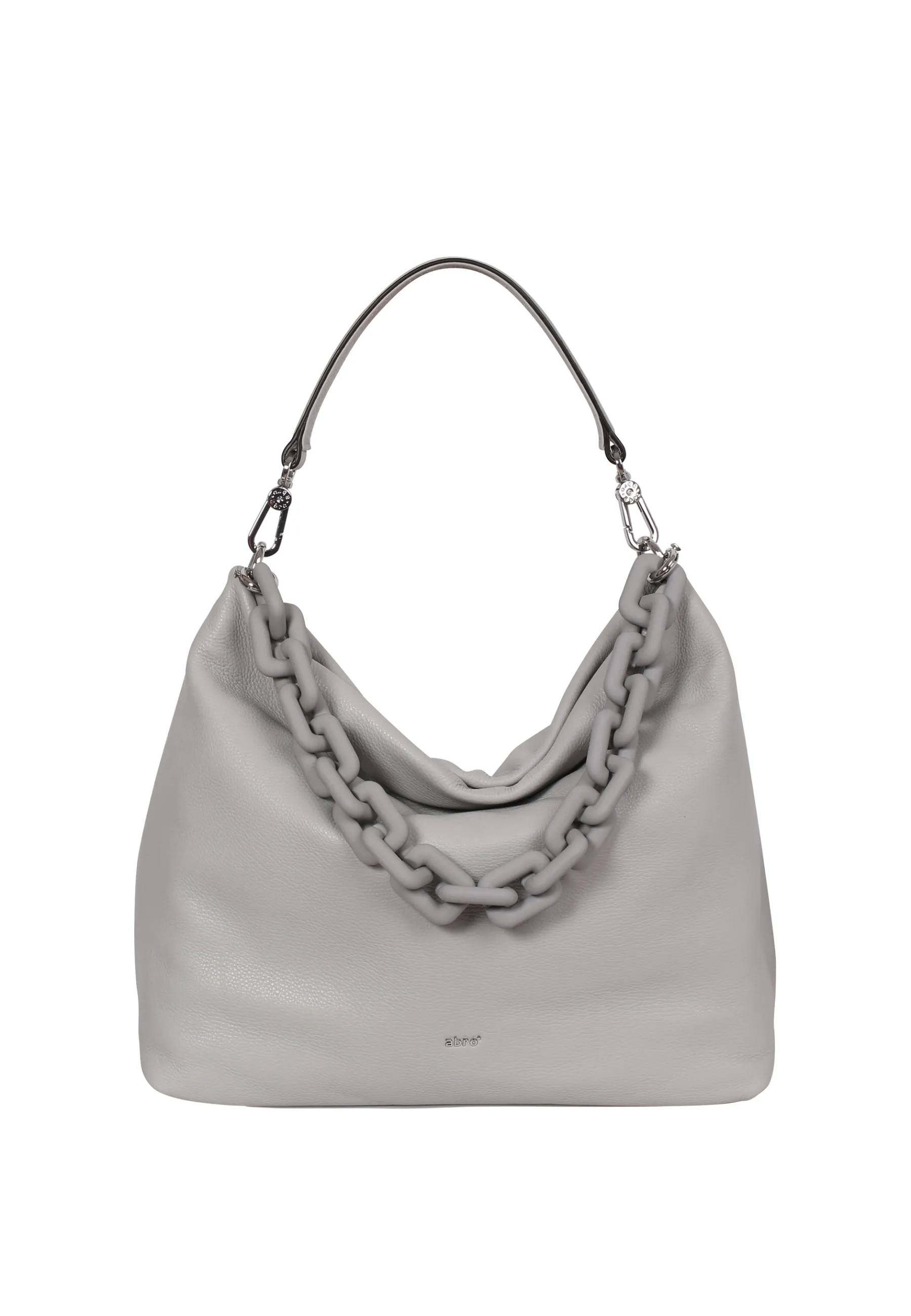 Store Beutel SIMONE Leder Dalia light grey Beutel