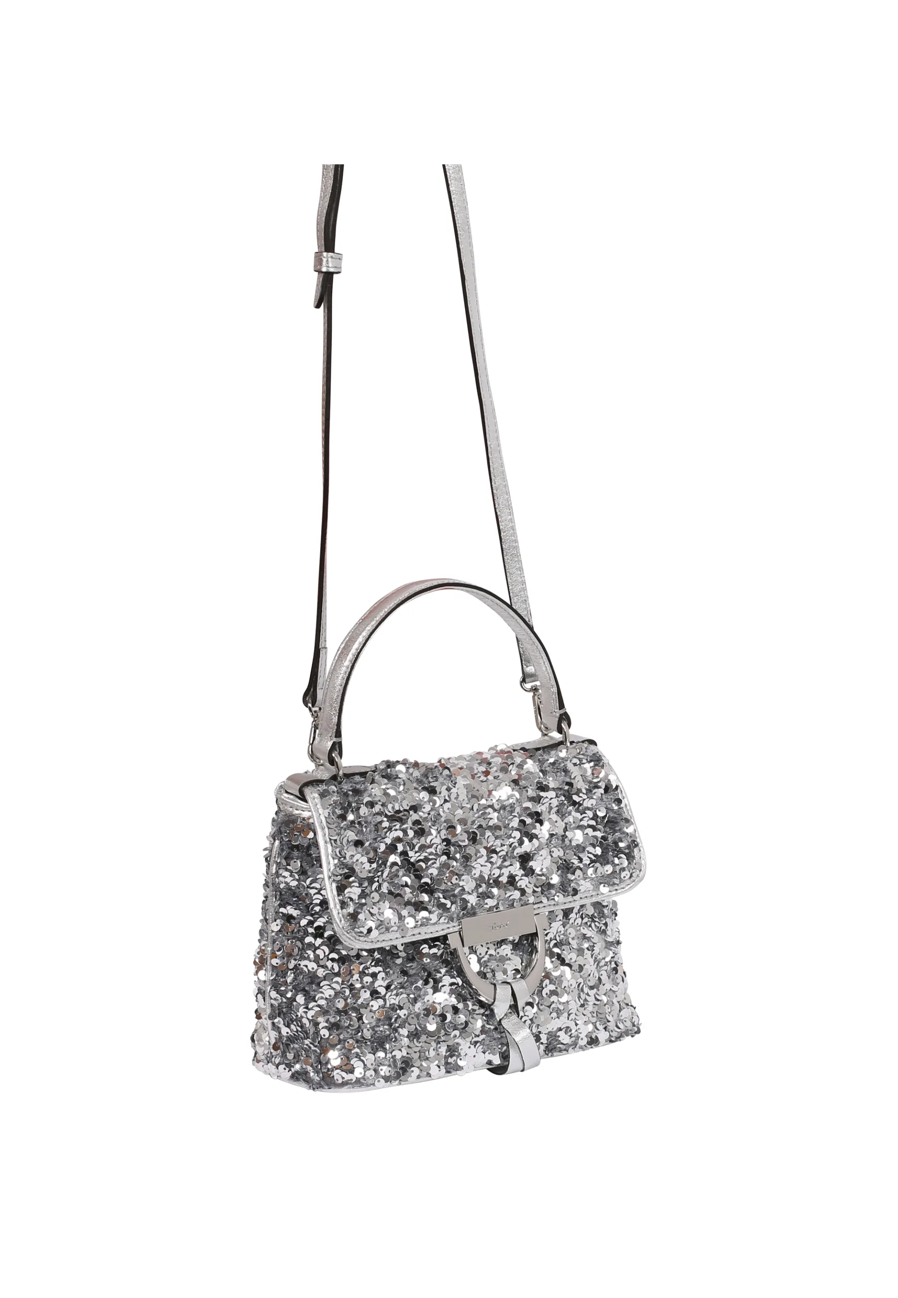 Cheap Handtasche TEMI Sequins silver Handtaschen