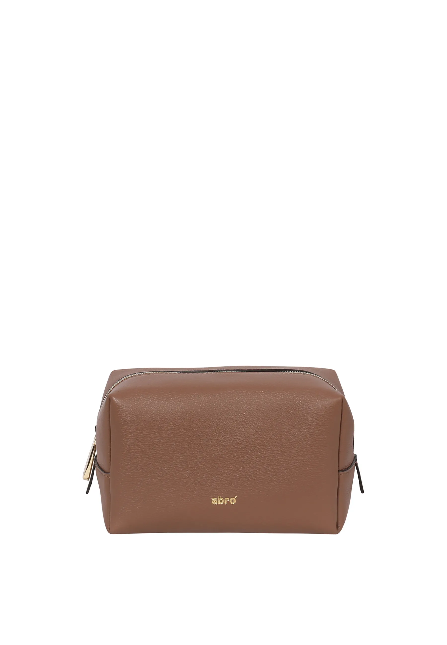 Fashion Kosmetiktasche Leder Dalia camel Kosmetiktaschen