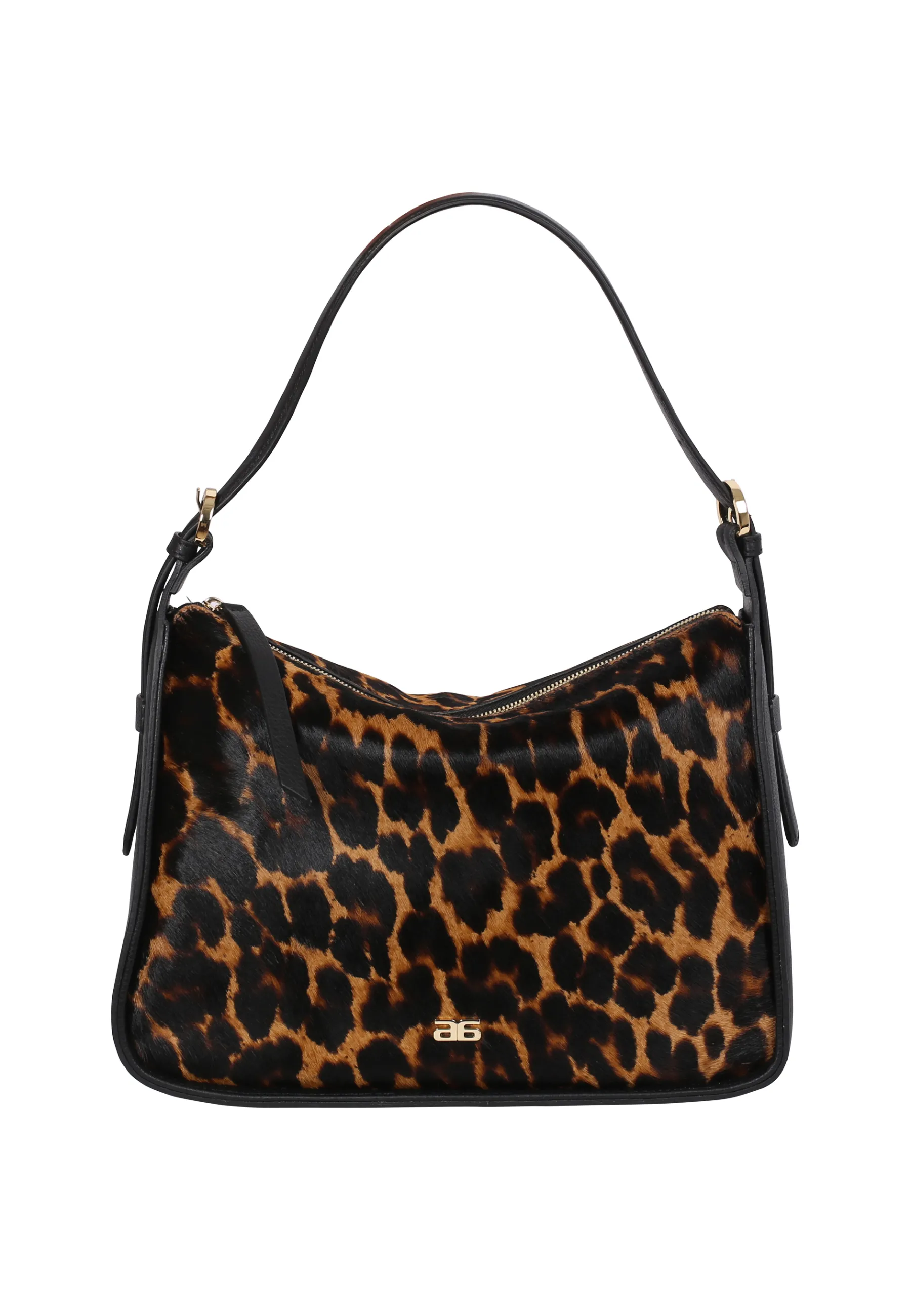 Fashion Schultertasche BEST FRIEND Leder Animal Print Leo Schultertaschen