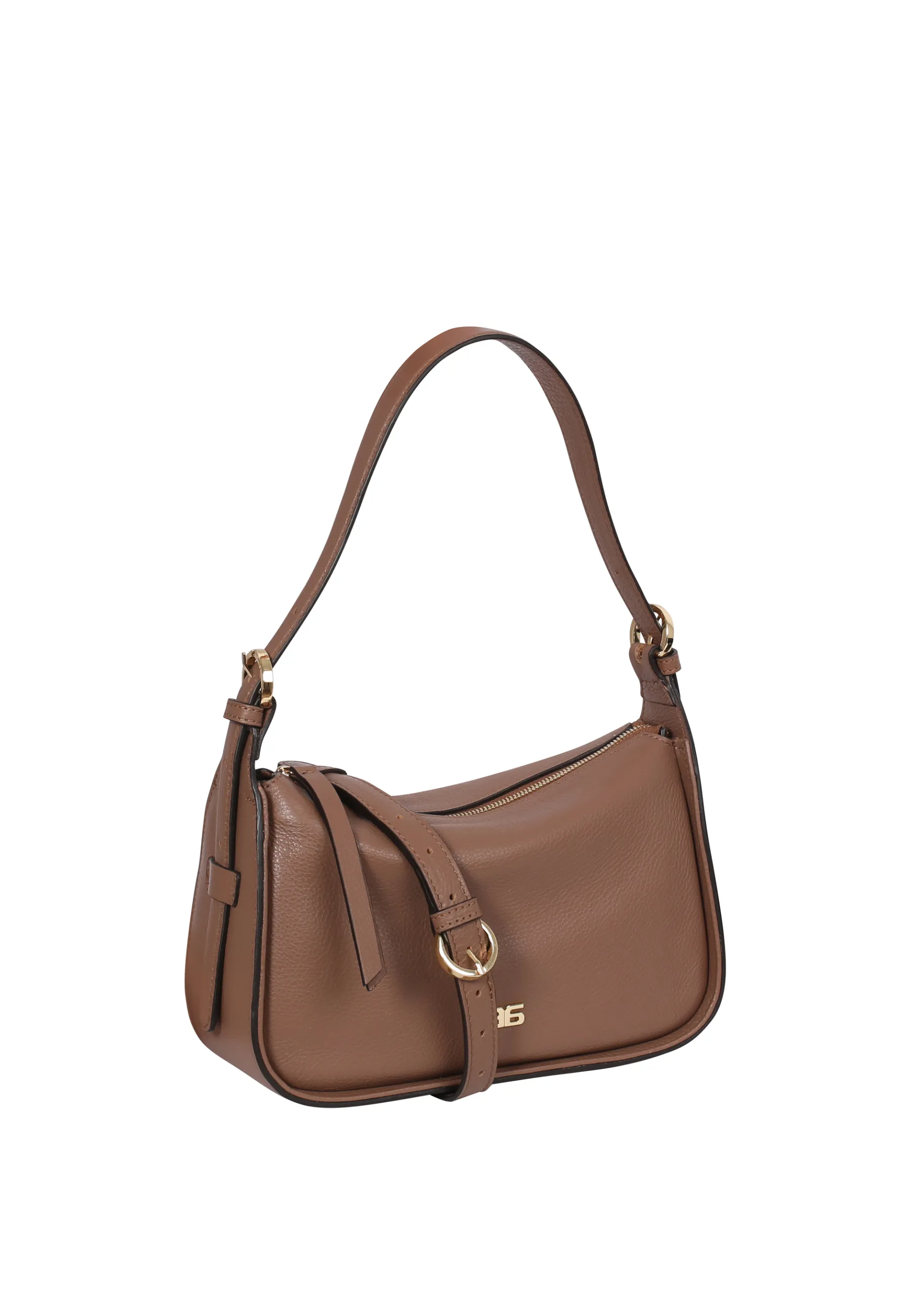 Online Schultertasche BEST FRIEND Leder Dalia camel Schultertaschen