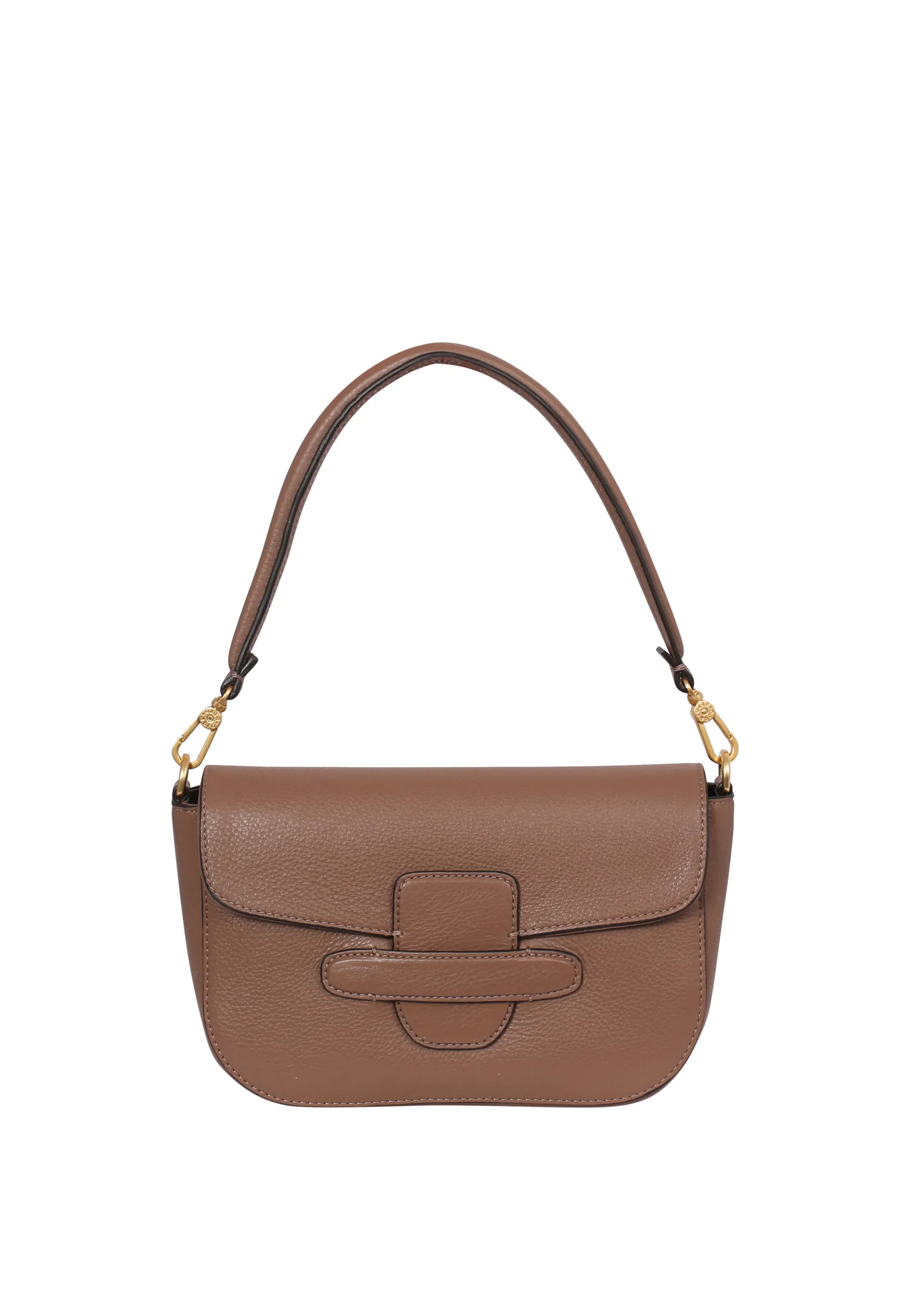 Shop Schultertasche CAMILLA Leder Dalia camel Schultertaschen