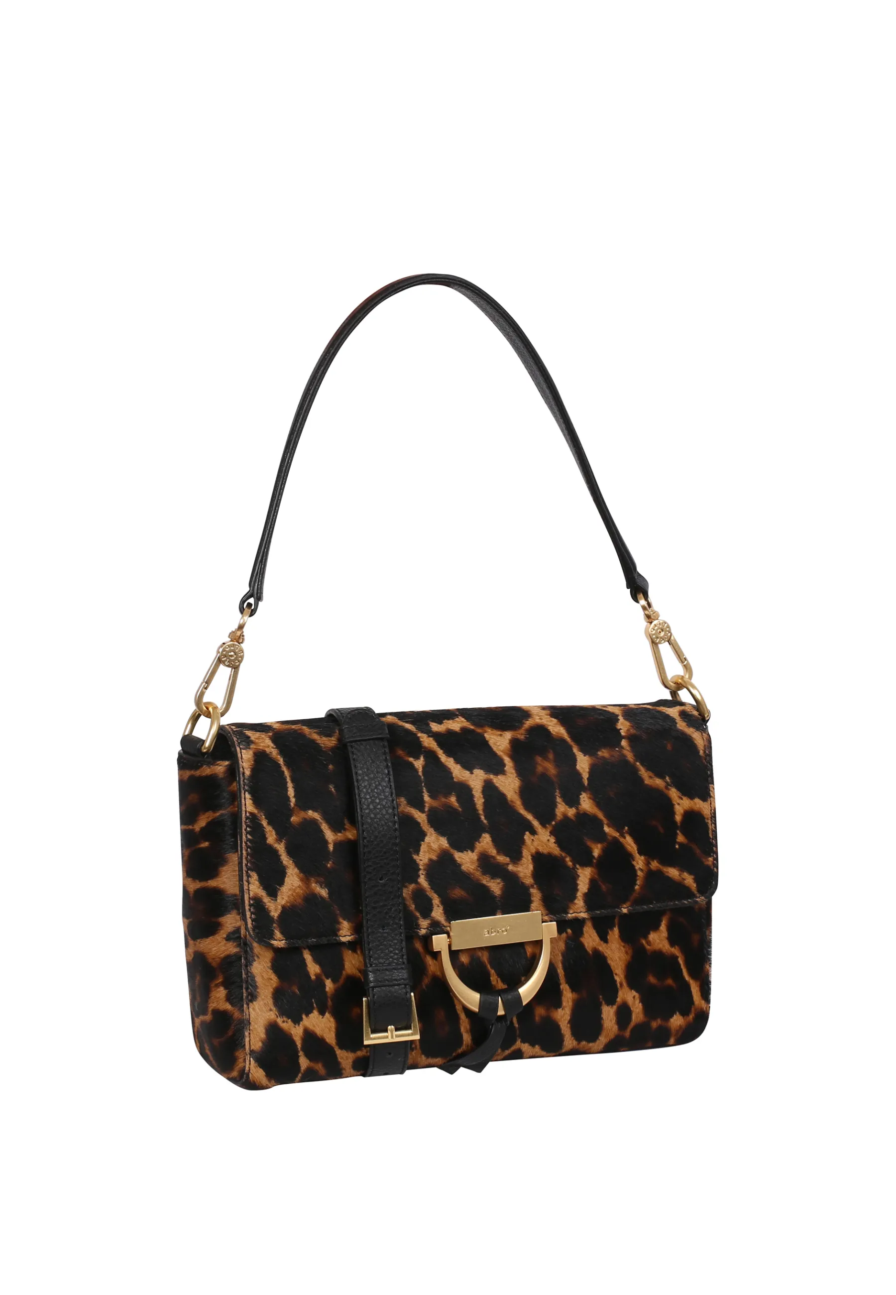 Cheap Schultertasche TEMI Leder Animal Print Leo Schultertaschen