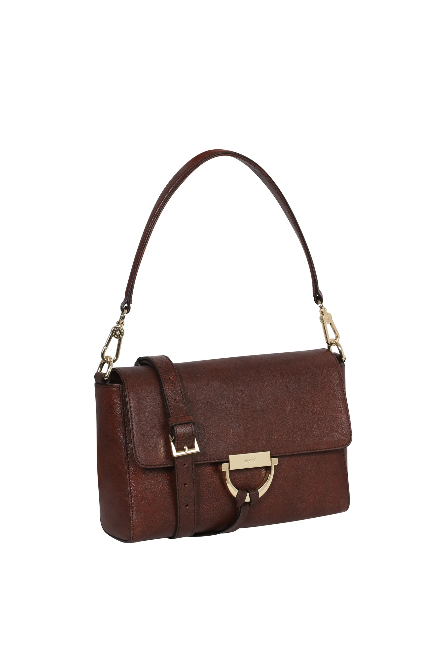 Discount Schultertasche TEMI Leder Malesia wood Schultertaschen