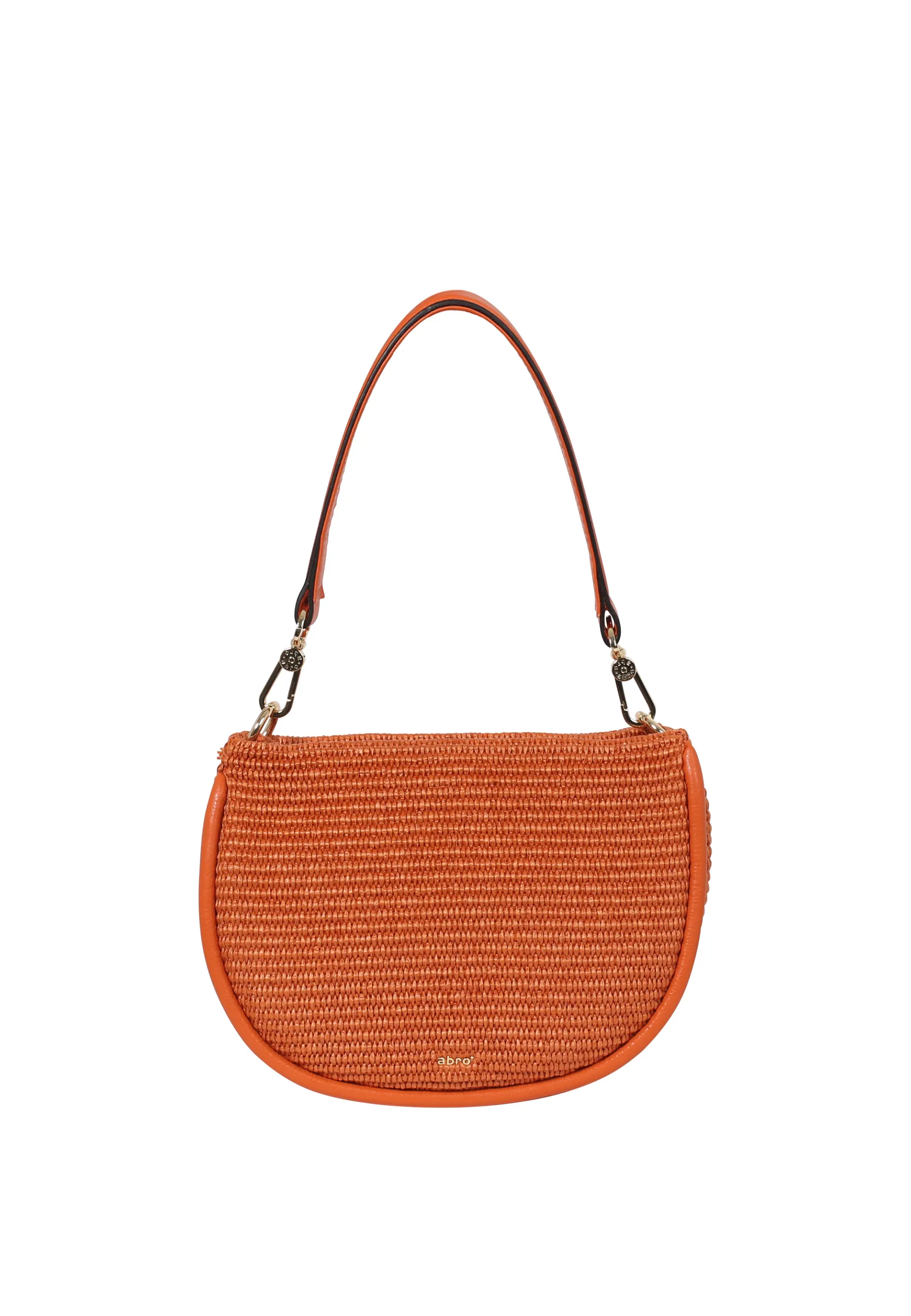 Flash Sale Schultertasche WILLOW Stoff Raffia orange Schultertaschen