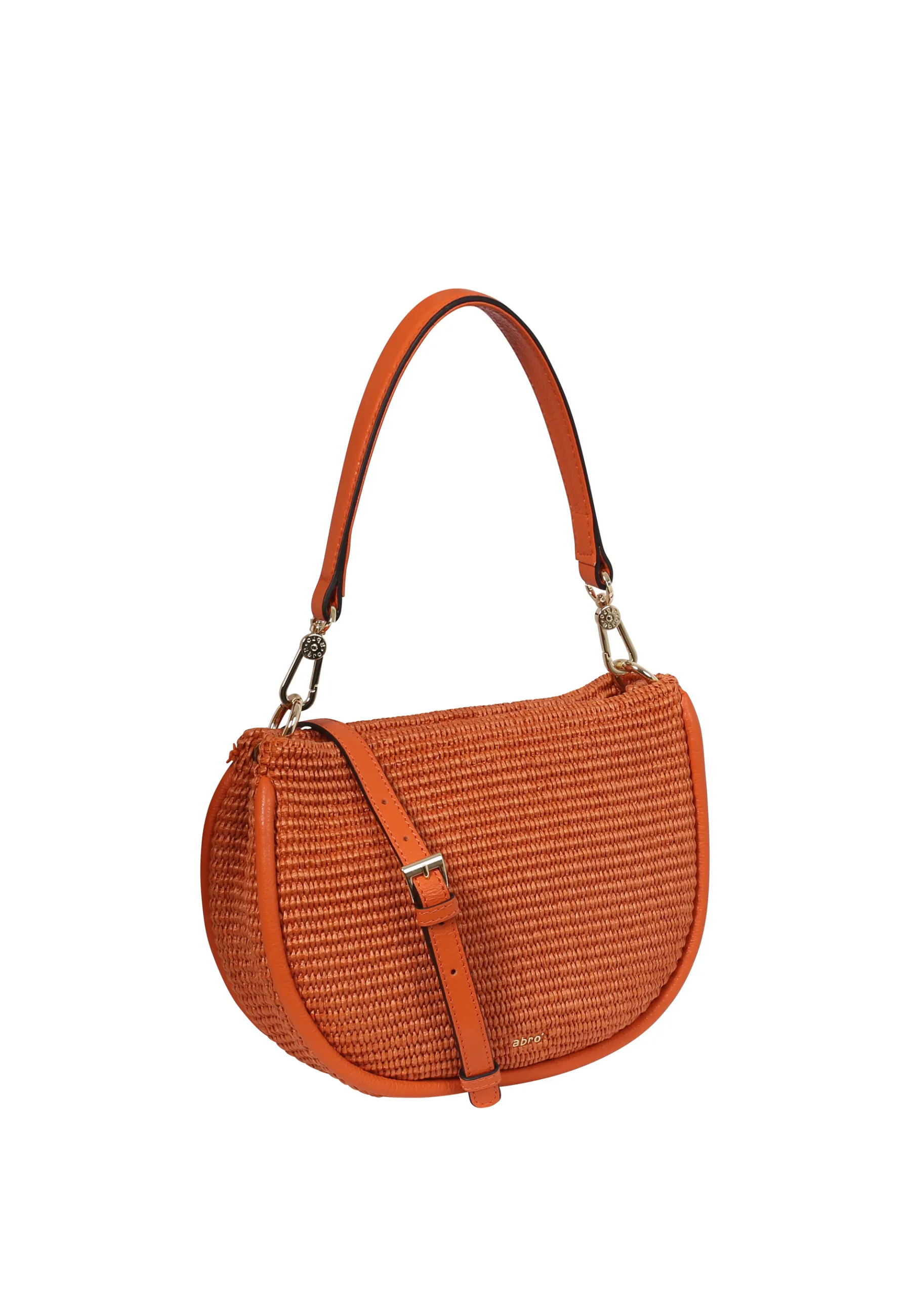 Flash Sale Schultertasche WILLOW Stoff Raffia orange Schultertaschen