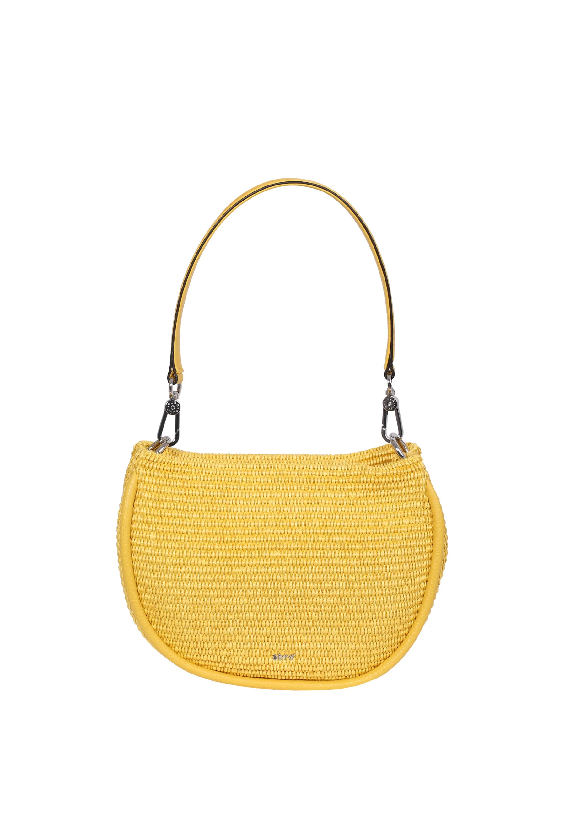 Hot Schultertasche WILLOW Stoff Raffia yellow Schultertaschen