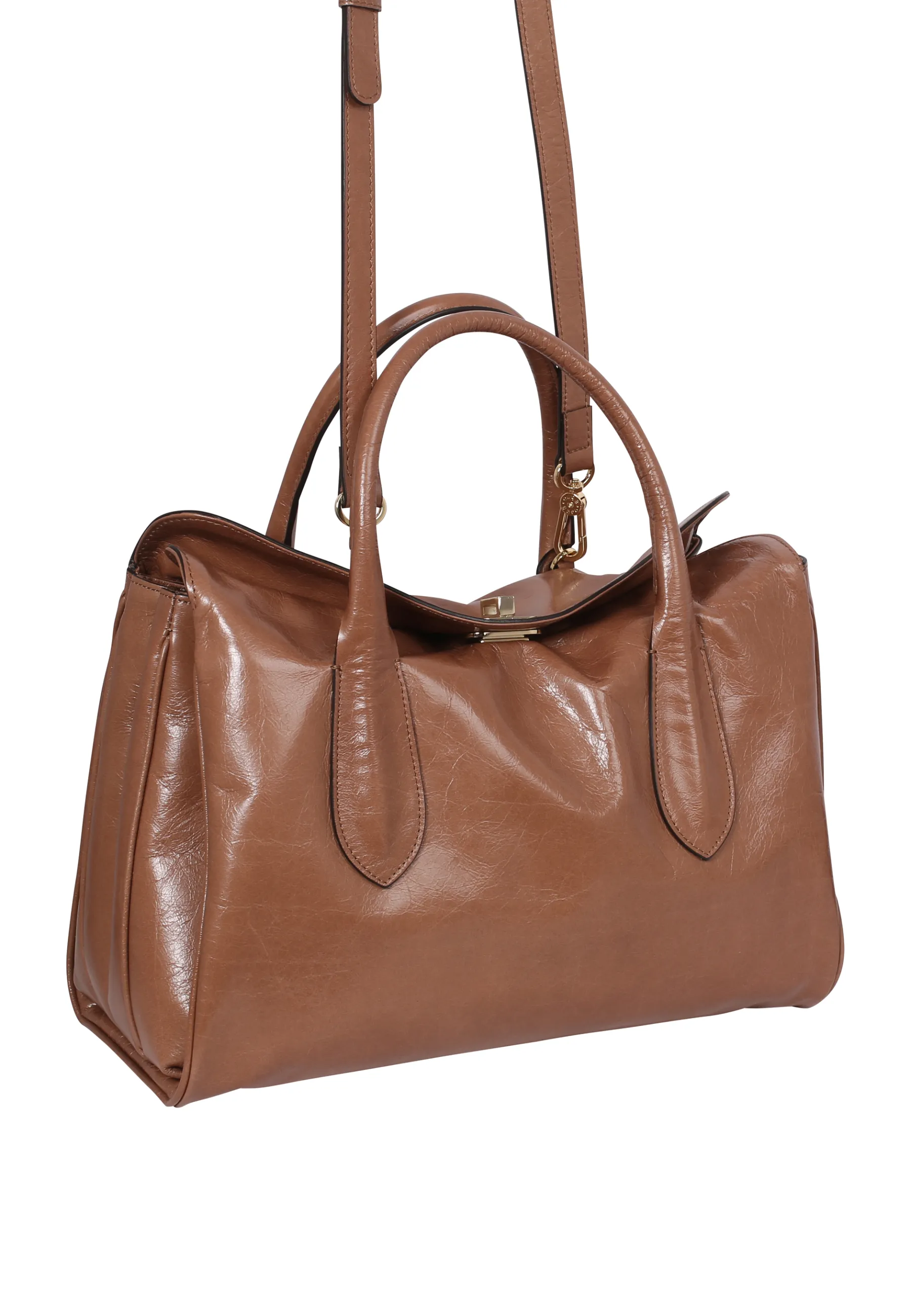 New Shopper ACCORDION Leder Alias soft Shopper
