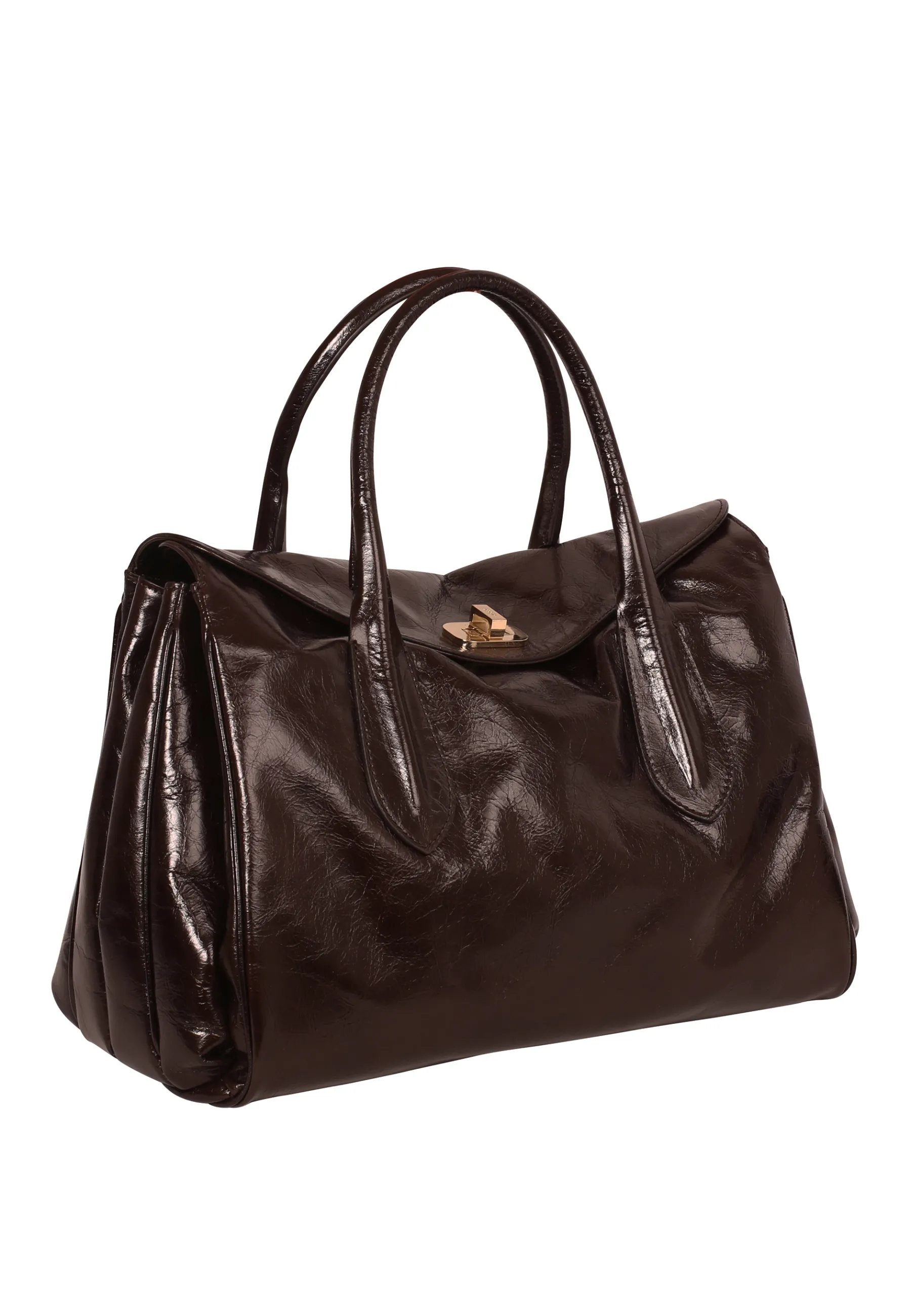 Cheap Shopper ACCORDION Leder Alias soft dark brown Shopper