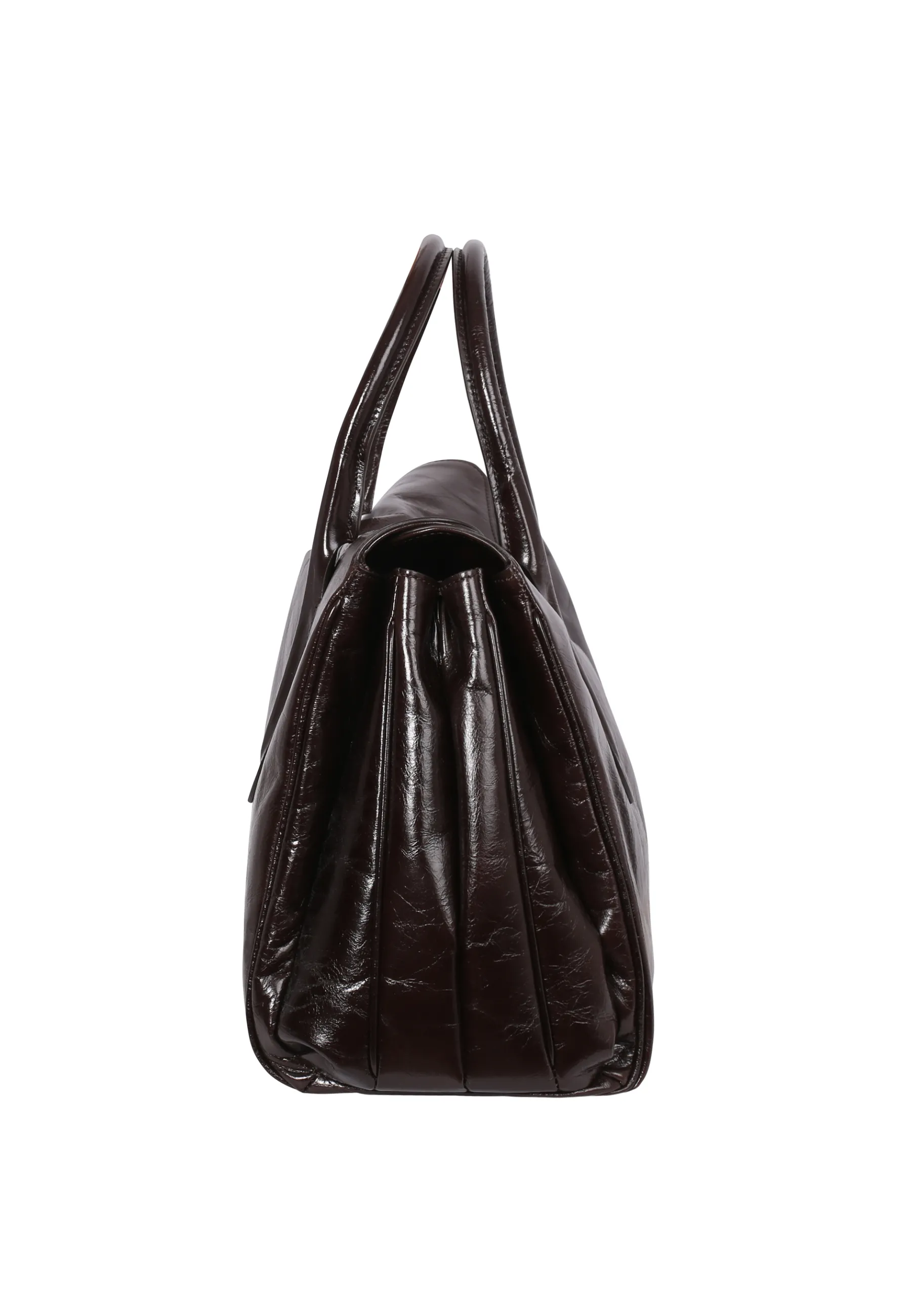 Cheap Shopper ACCORDION Leder Alias soft dark brown Shopper