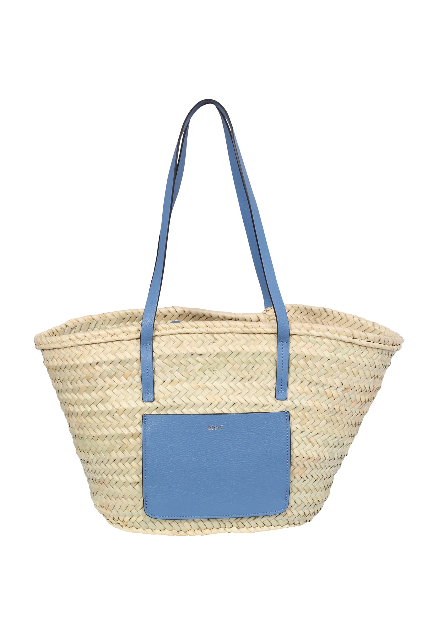 Outlet Shopper GEMMA Leder Bast/Dalia dreamblue Shopper