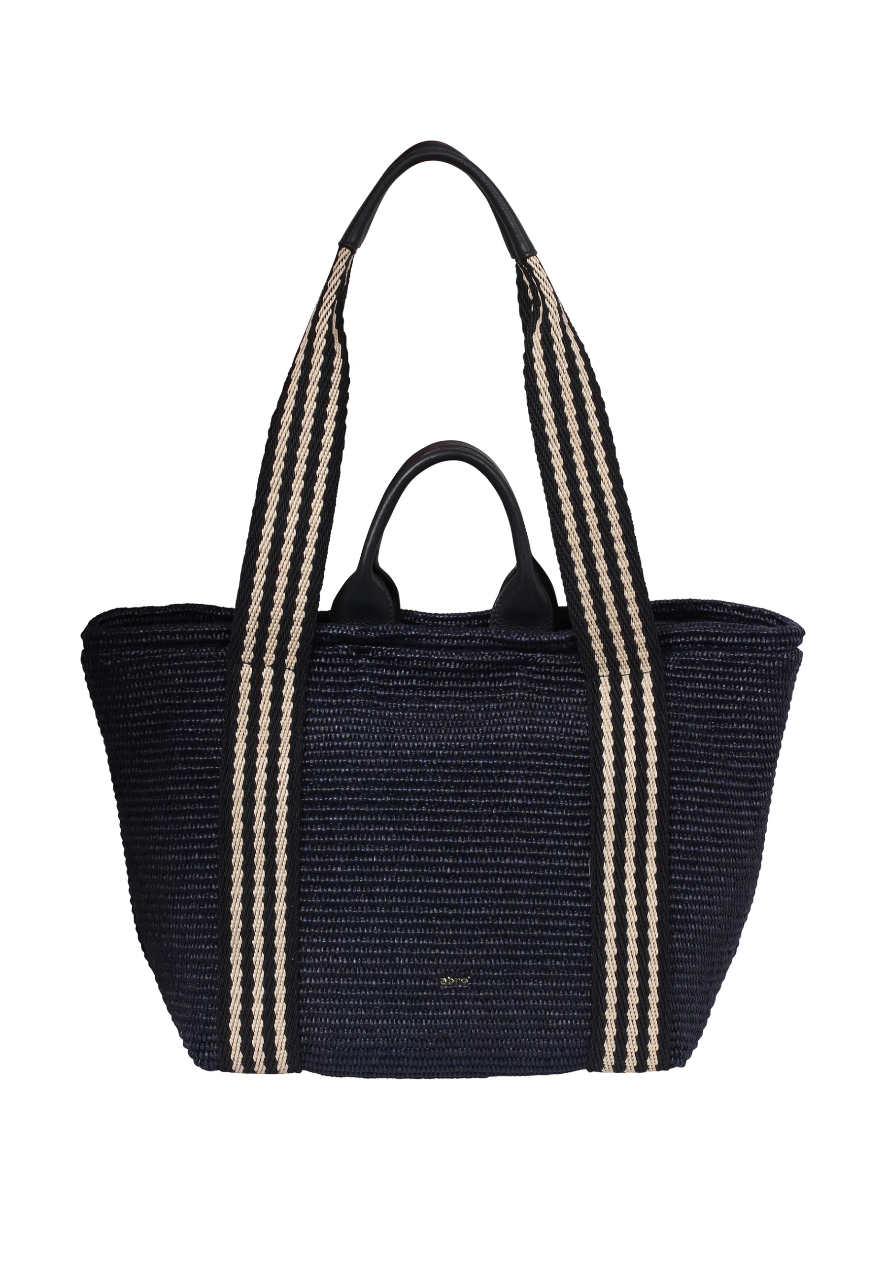 Store Shopper KAIA Stoff Raffia navy Shopper