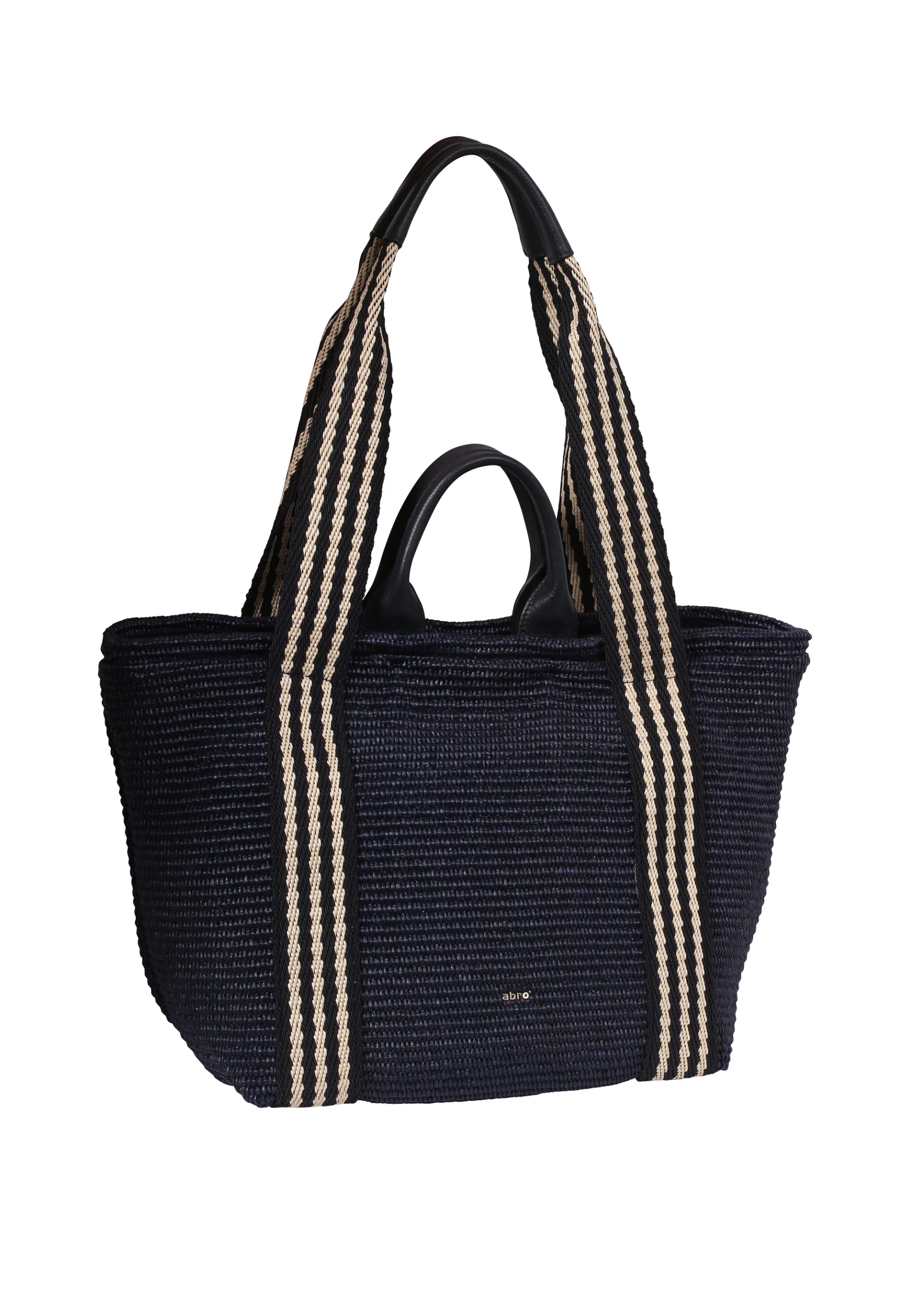 Store Shopper KAIA Stoff Raffia navy Shopper