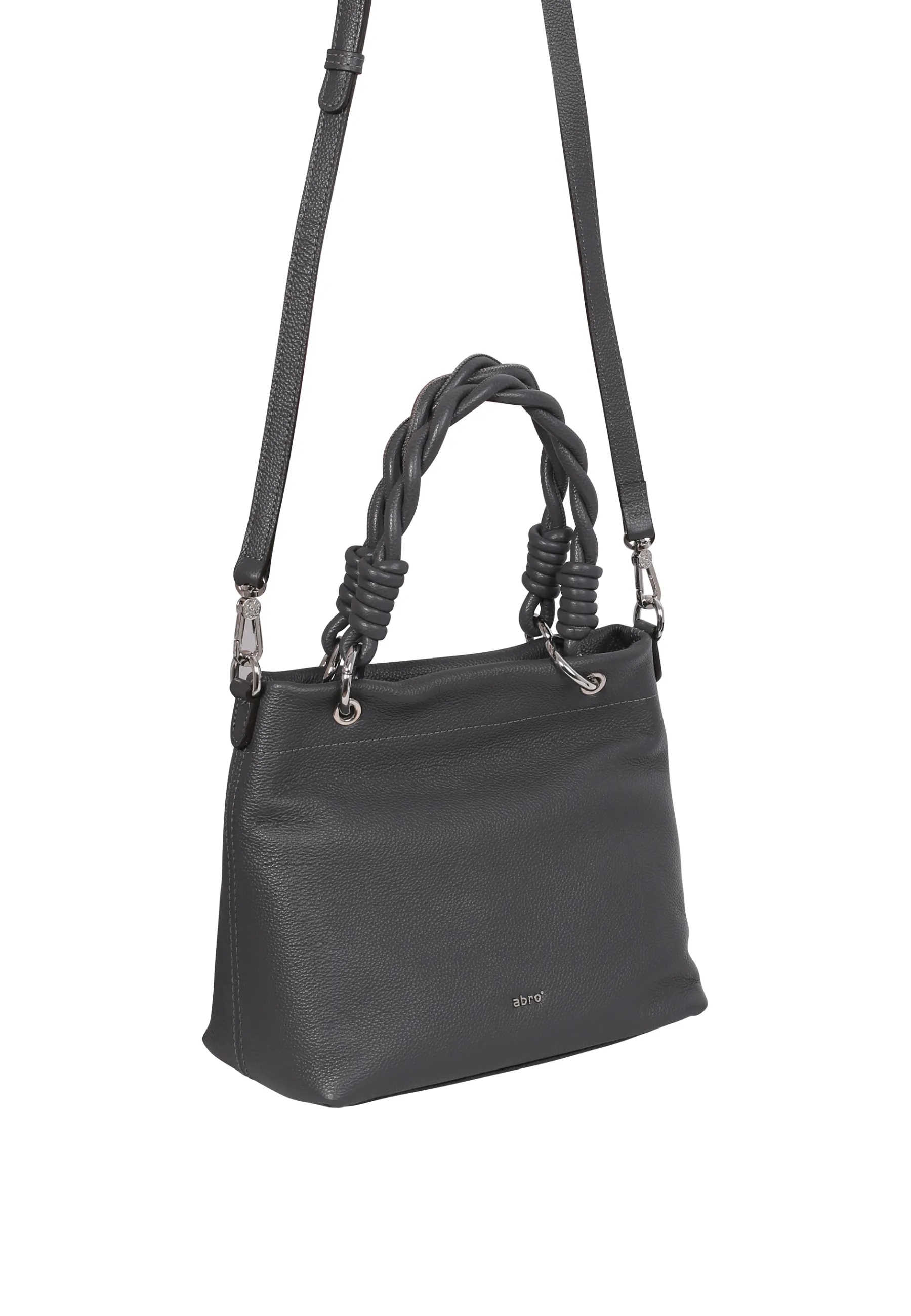 Store Shopper MELISSA small Leder Kavir d.grey Shopper