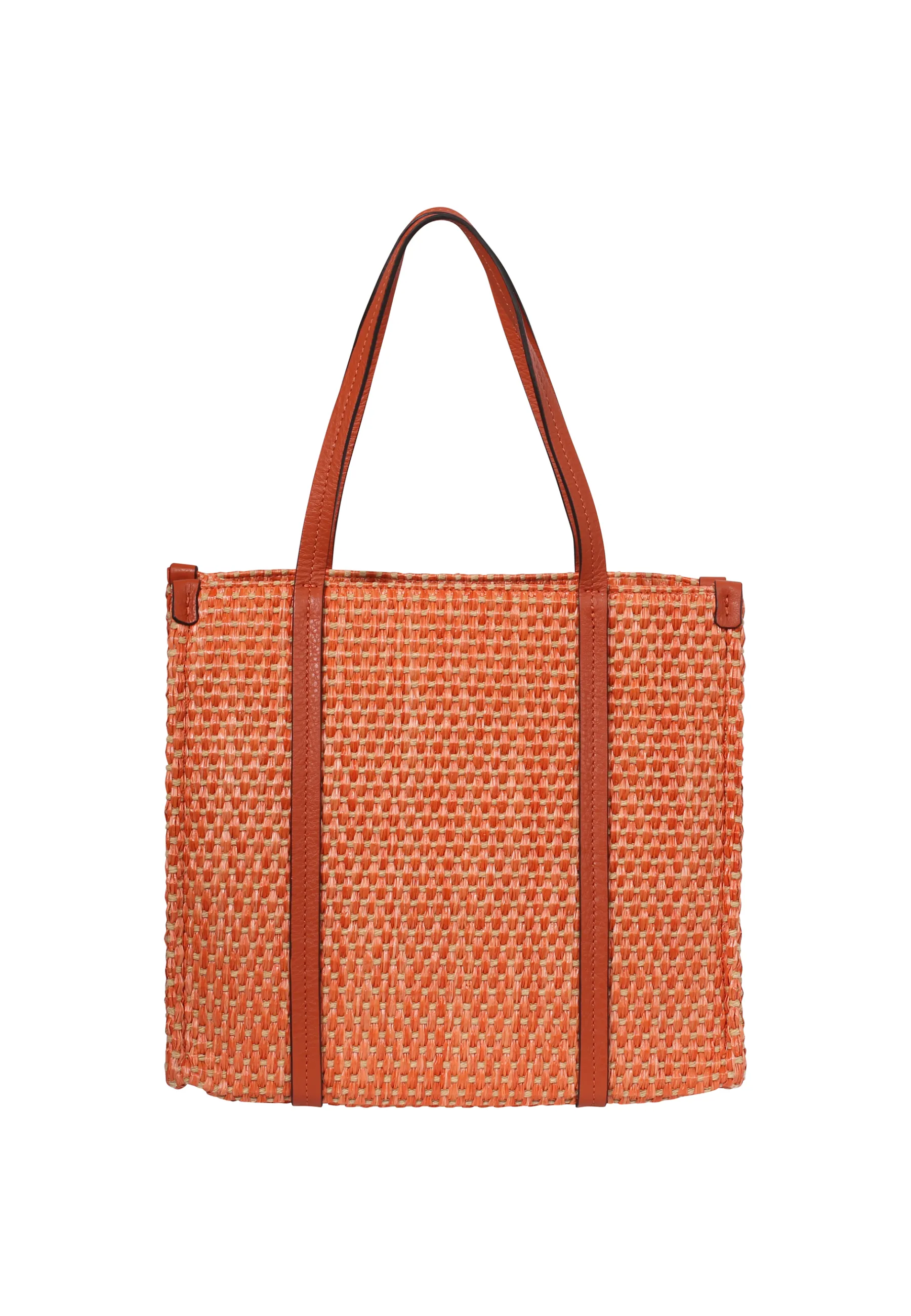 Cheap Shopper SUSANNA small Stoff Raffia cestino orange Shopper