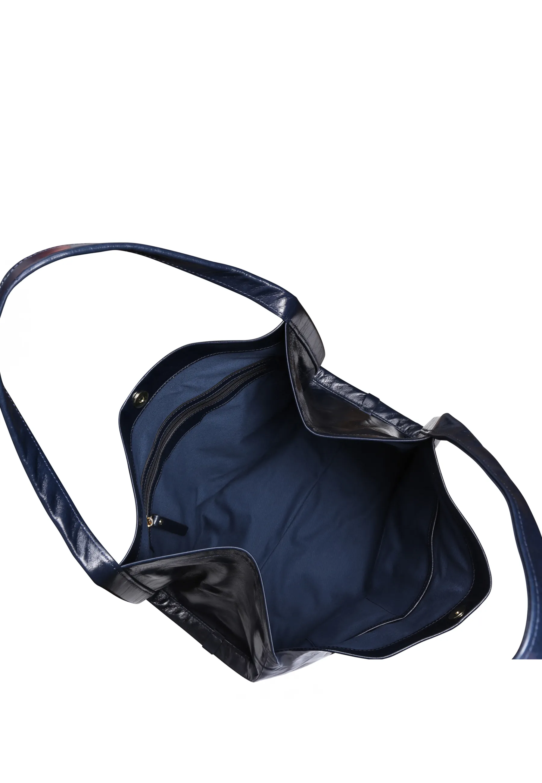 Fashion Shopper TWENTY FOUR HOUR small Leder Alias Soft navy Shopper