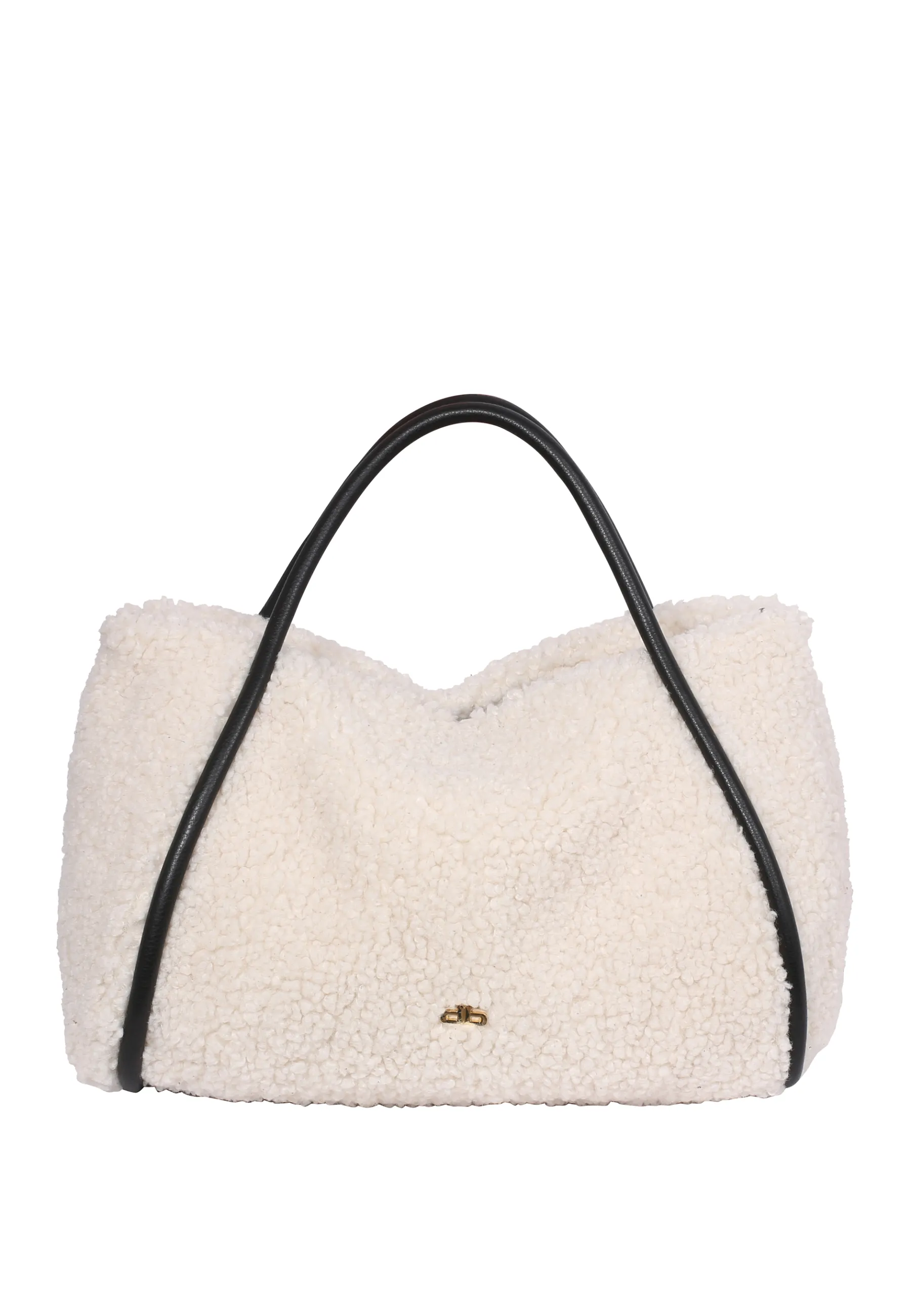 Cheap Shopper WILLOW small Eco Fur Artico ivory/black Shopper