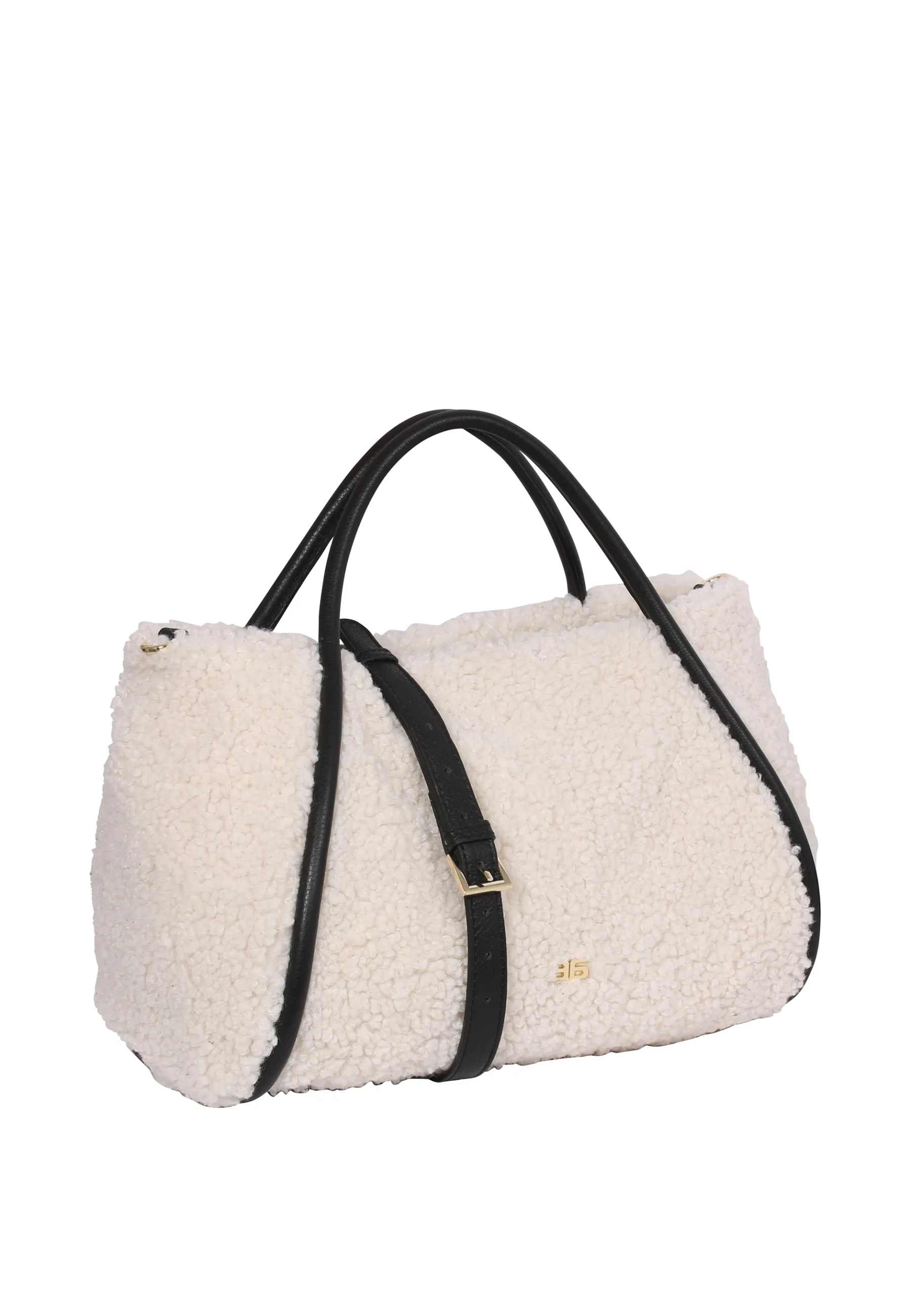 Cheap Shopper WILLOW small Eco Fur Artico ivory/black Shopper
