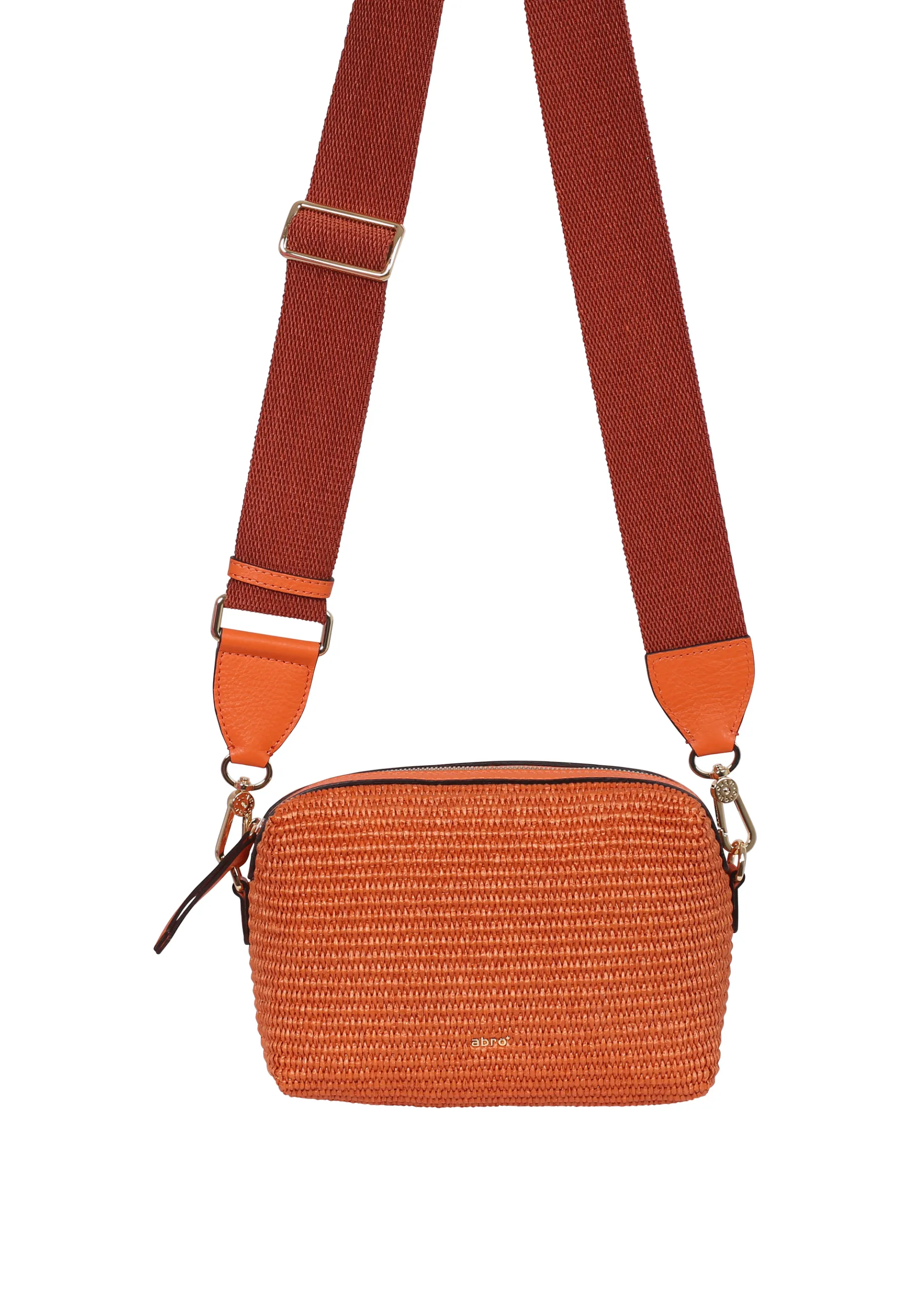 Best Umhängetasche KAIA Stoff Raffia orange Umhängetaschen