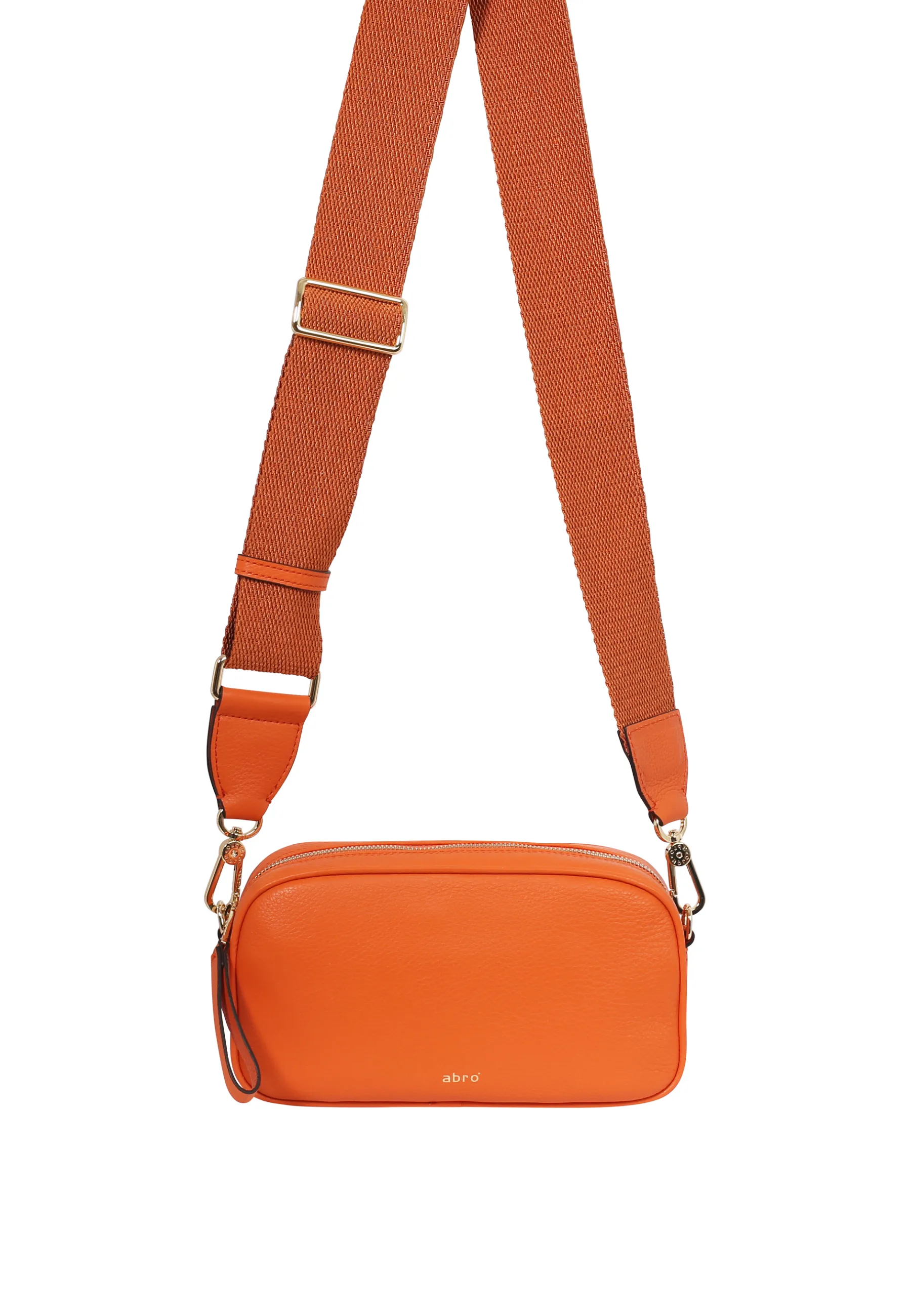 Shop Umhängetasche TINA big Leder Dalia orange Umhängetaschen