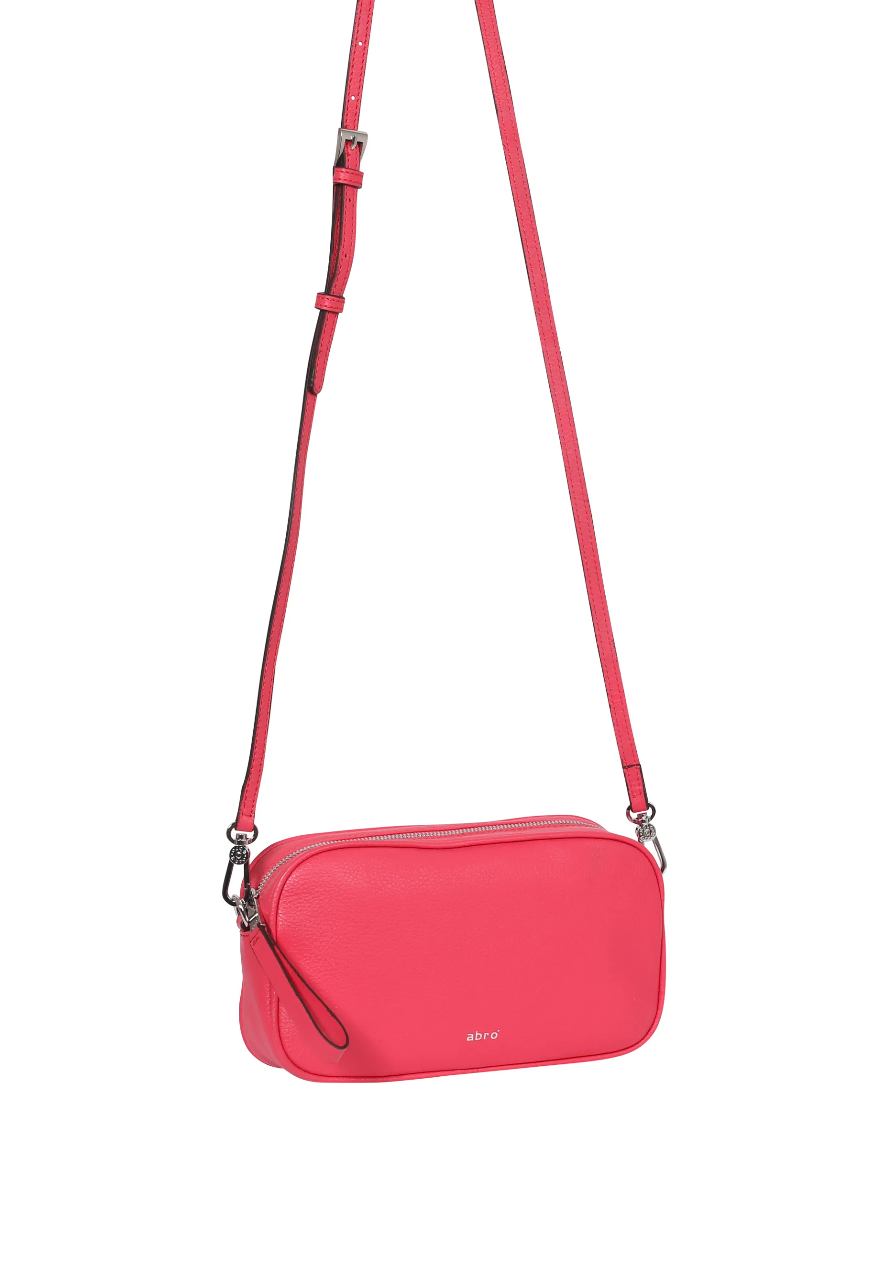 Discount Umhängetasche TINA big Leder Dalia poppy-red Umhängetaschen