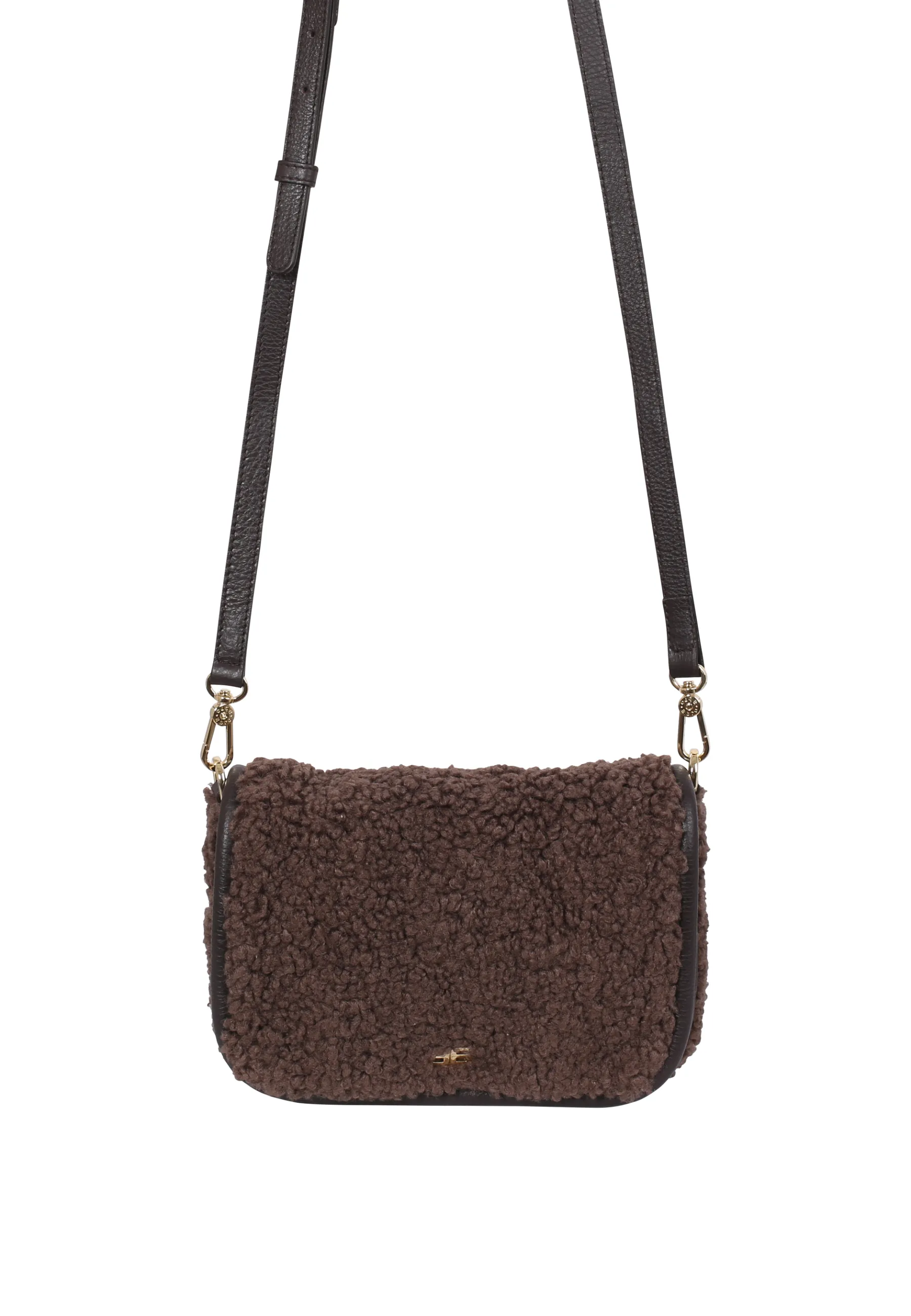 Flash Sale Umhängetasche WILLOW Eco Fur Artico dark brown Umhängetaschen